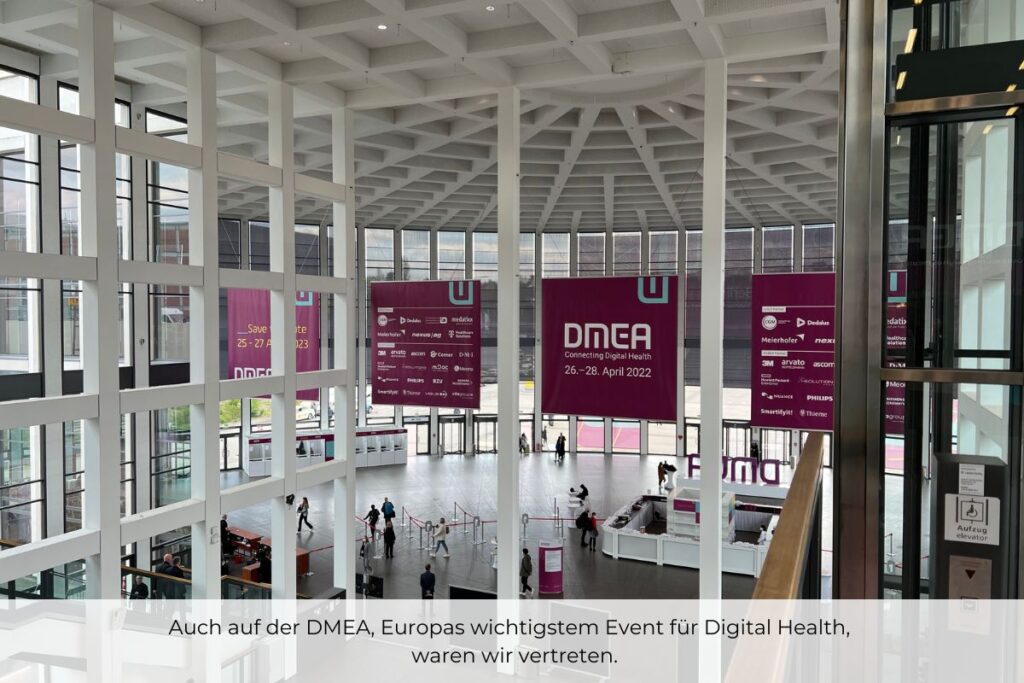 Auch auf der DMEA, Europas wichtigstem Event für Digital Health, waren wir vertreten. 